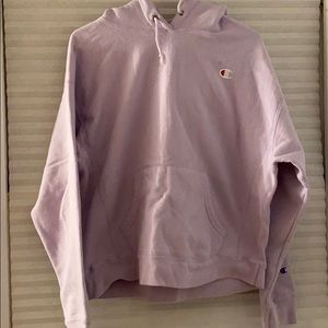 lilac champion hoodie